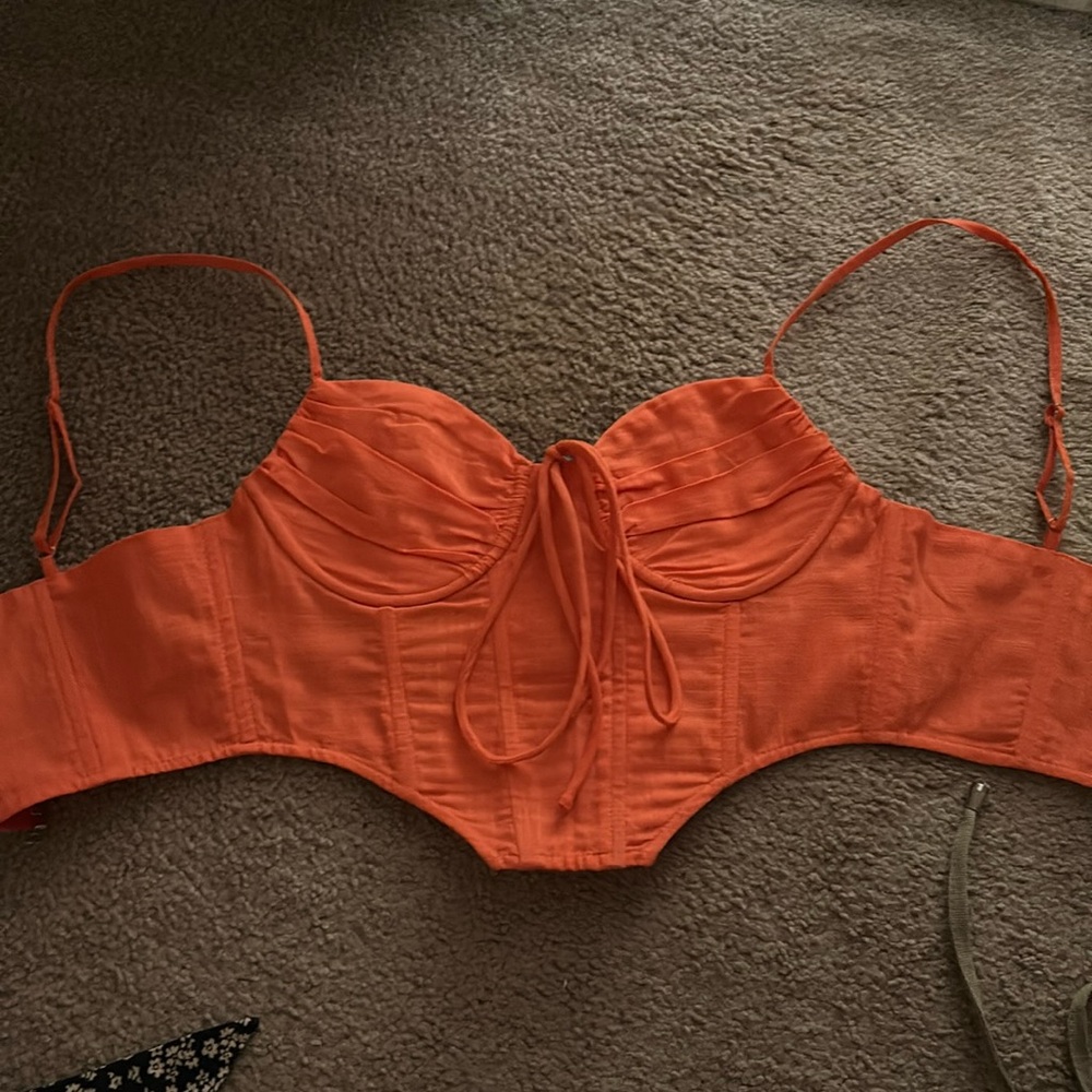 beginning boutique corset top